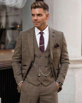 3 Piece Tweed Suit