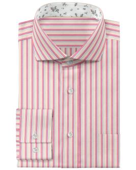 Realistic Long-Sleeve Folded PSD Dress Shirt Mockup Template