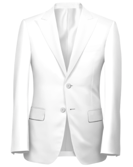 Photo-realistic PSD jacket Mockup Template with Peak Lapel