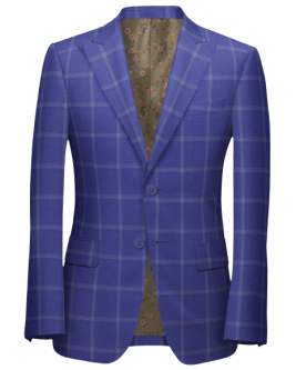 Photo-realistic PSD jacket Mockup Template with Peak Lapel