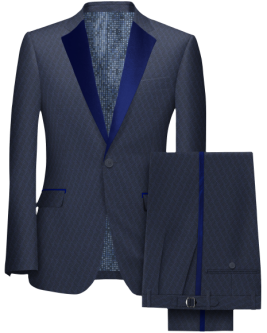 High Quality PSD Tuxedo Mockup with Notch Lapel