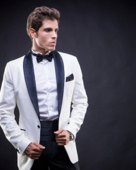 Black and White Suit
