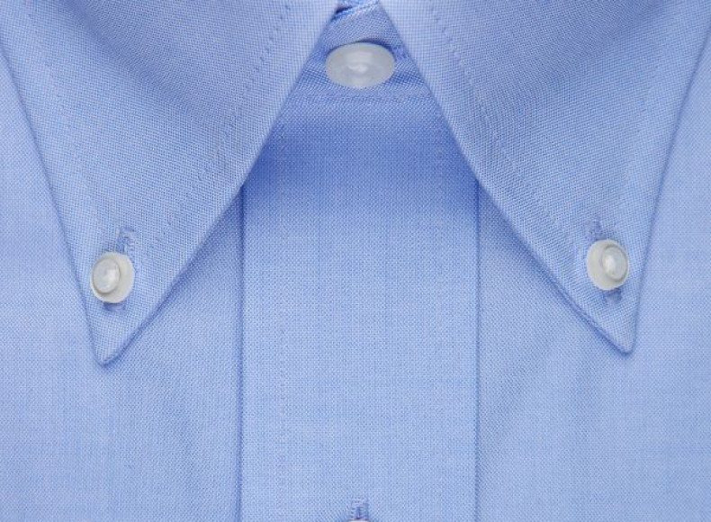 Double Button Collar Dress Shirt