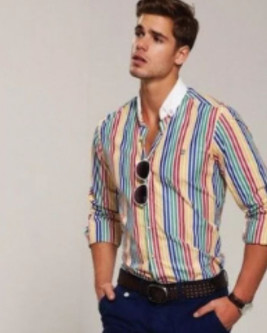 Dress shirt with shorts
