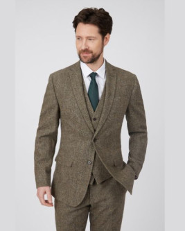 Green Tweed Suit